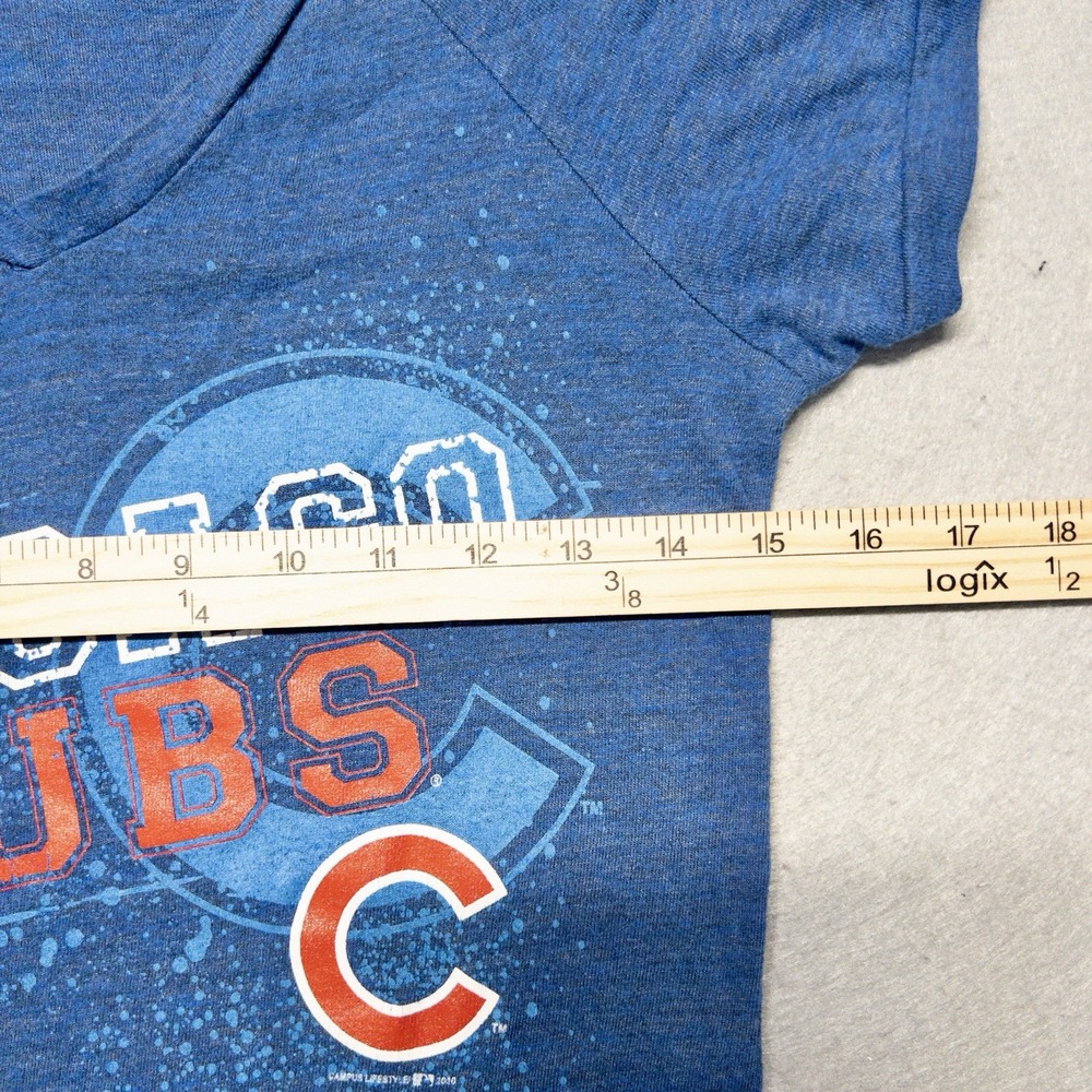 MLB Chicago Cubs Baseball Shirt Ladies Large Thin T-Shirt‎ - Picture 4 of 7